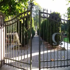 Gate to cemetery