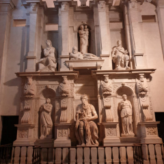 Julius Tomb by Michelangelo Buonarroti in the church of San Pietro in Vincoli