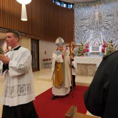 Bischof Paprocki nach dem Festgottesdienst