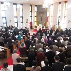 Gottesdienst in unserer Kapelle in Sapporo